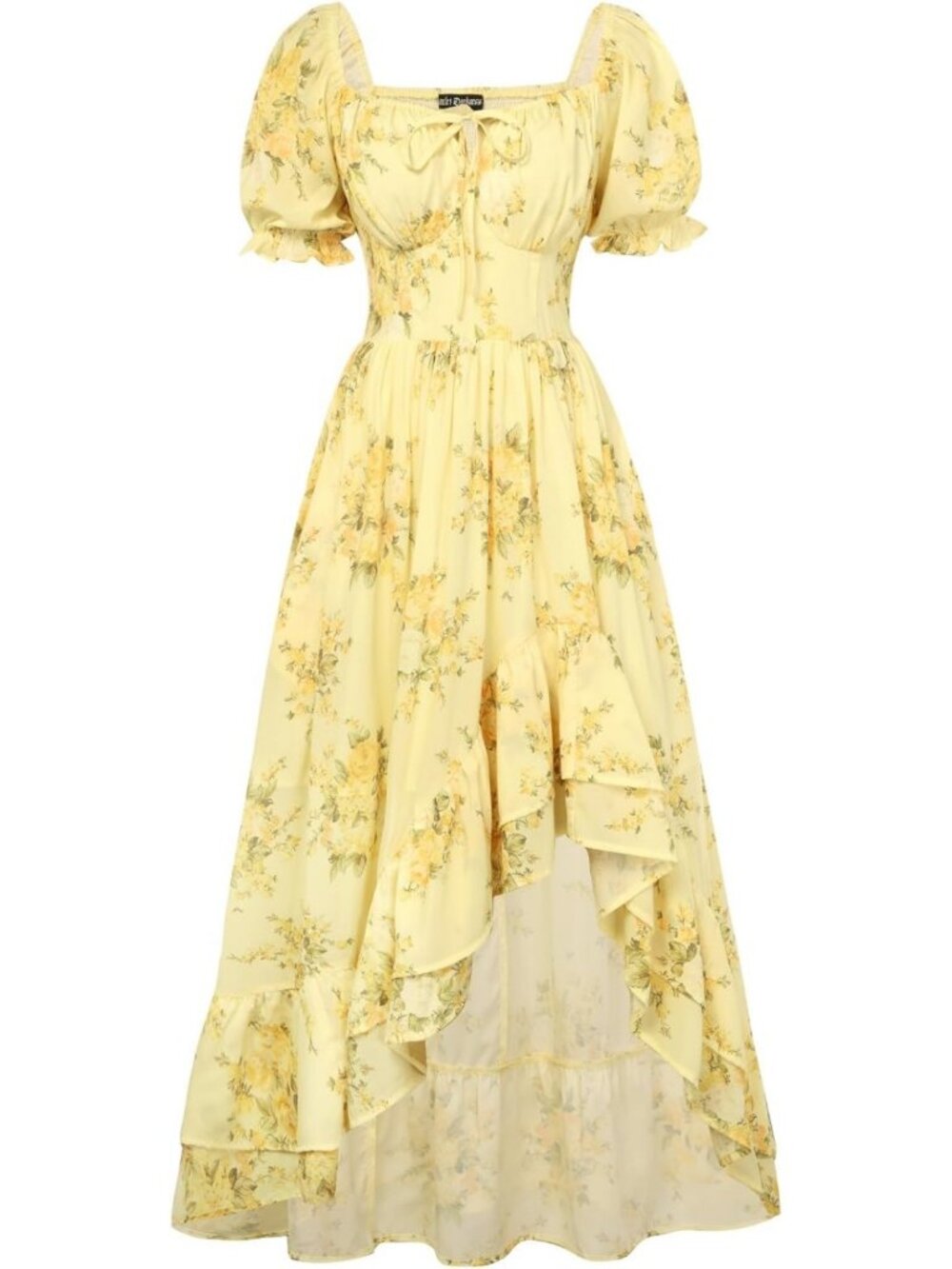 Floral Chiffon Corset Sundress for Women | Summer Wedding Guest Dress 2026